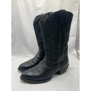 ARIAT Deertan Heritage Toe - Men's Sz 10EE Black Western Boots 10002218 (34770)